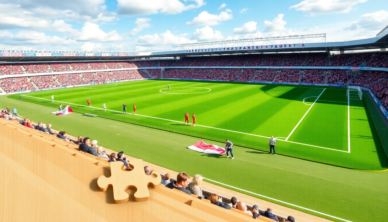 Œuvre de supporter : le puzzle en bois personnalisé, cadeau foot émotionnel qui transforme les souvenirs d’un fan de football en déco