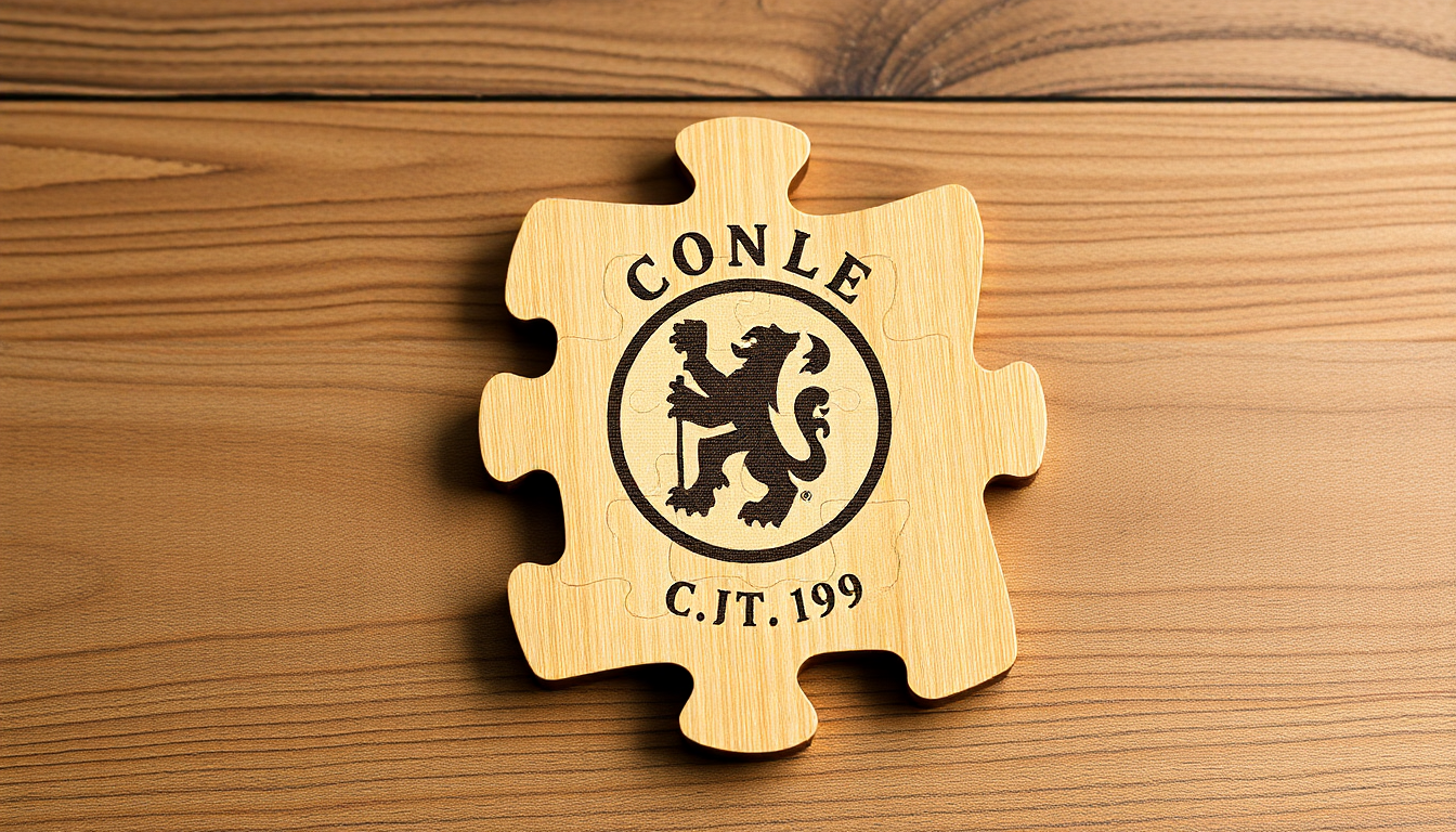 Cadeau foot éco et émotionnel — Puzzle en bois personnalisé joueur/club : un cadeau déco unique pour tout fan de football