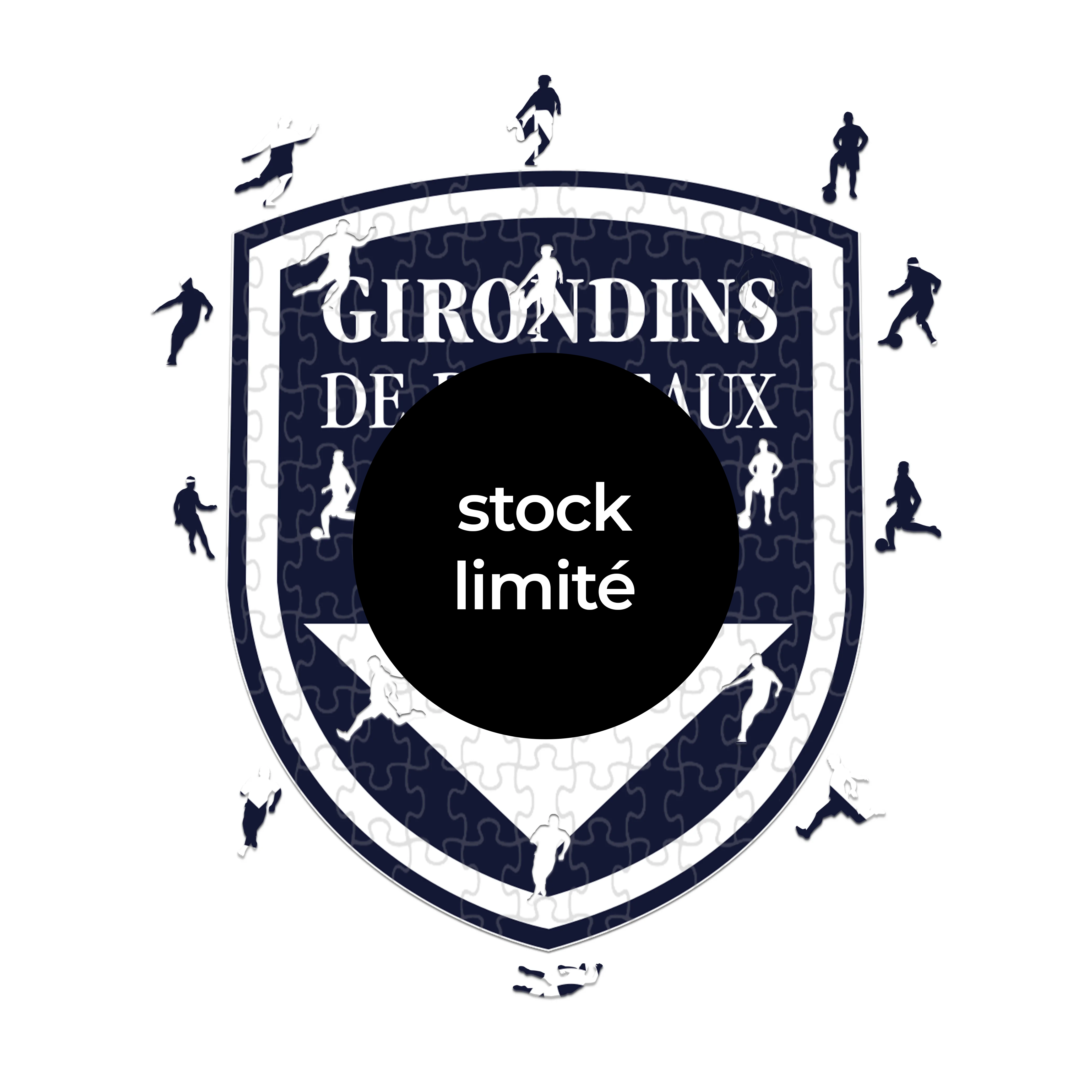 Girondins - Puzzle di legno