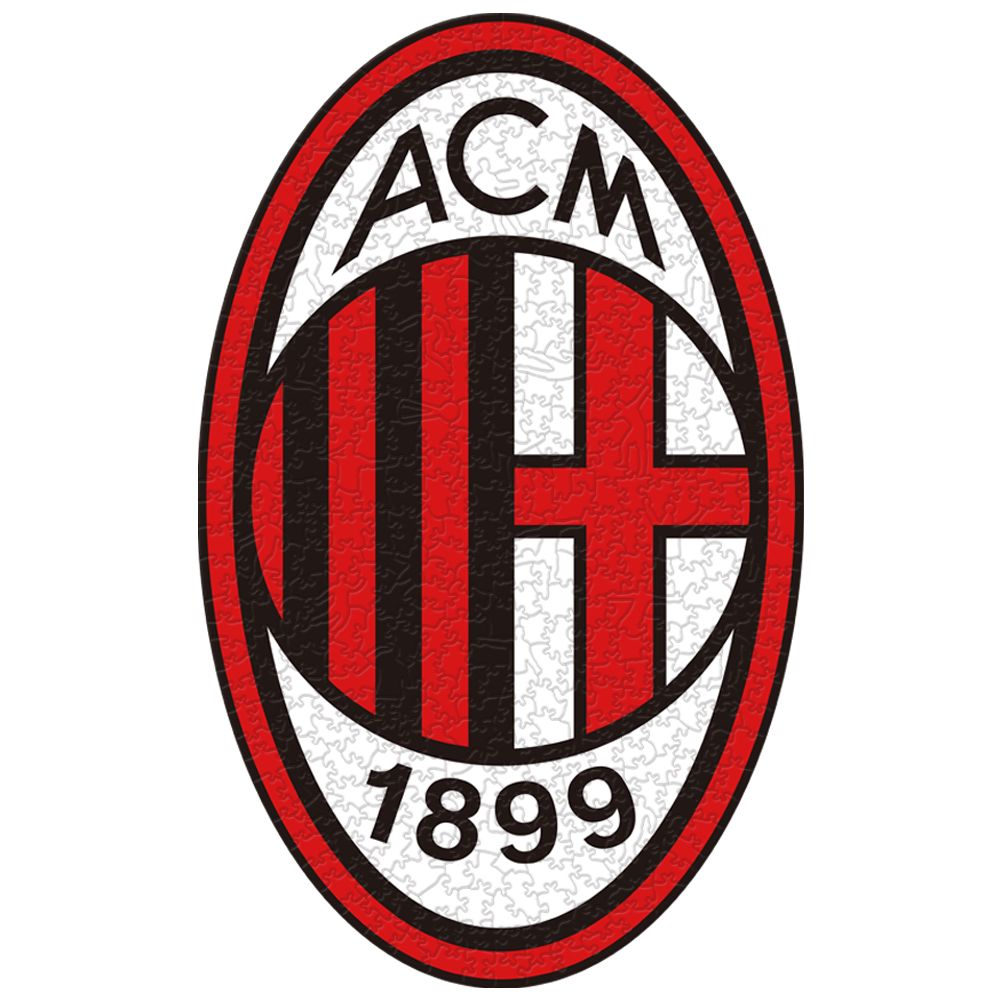 AC Milan Logo - Wooden Puzzle