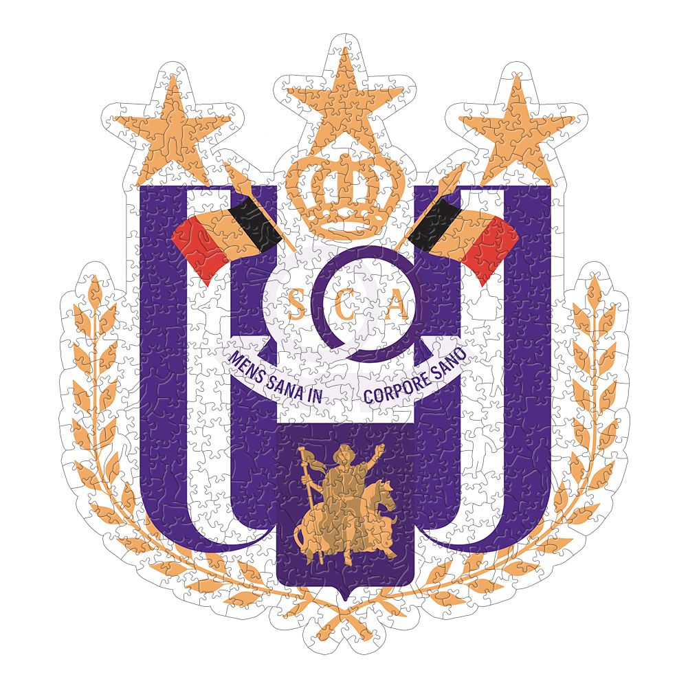 Logo Anderlecht - Puzzle di Legno