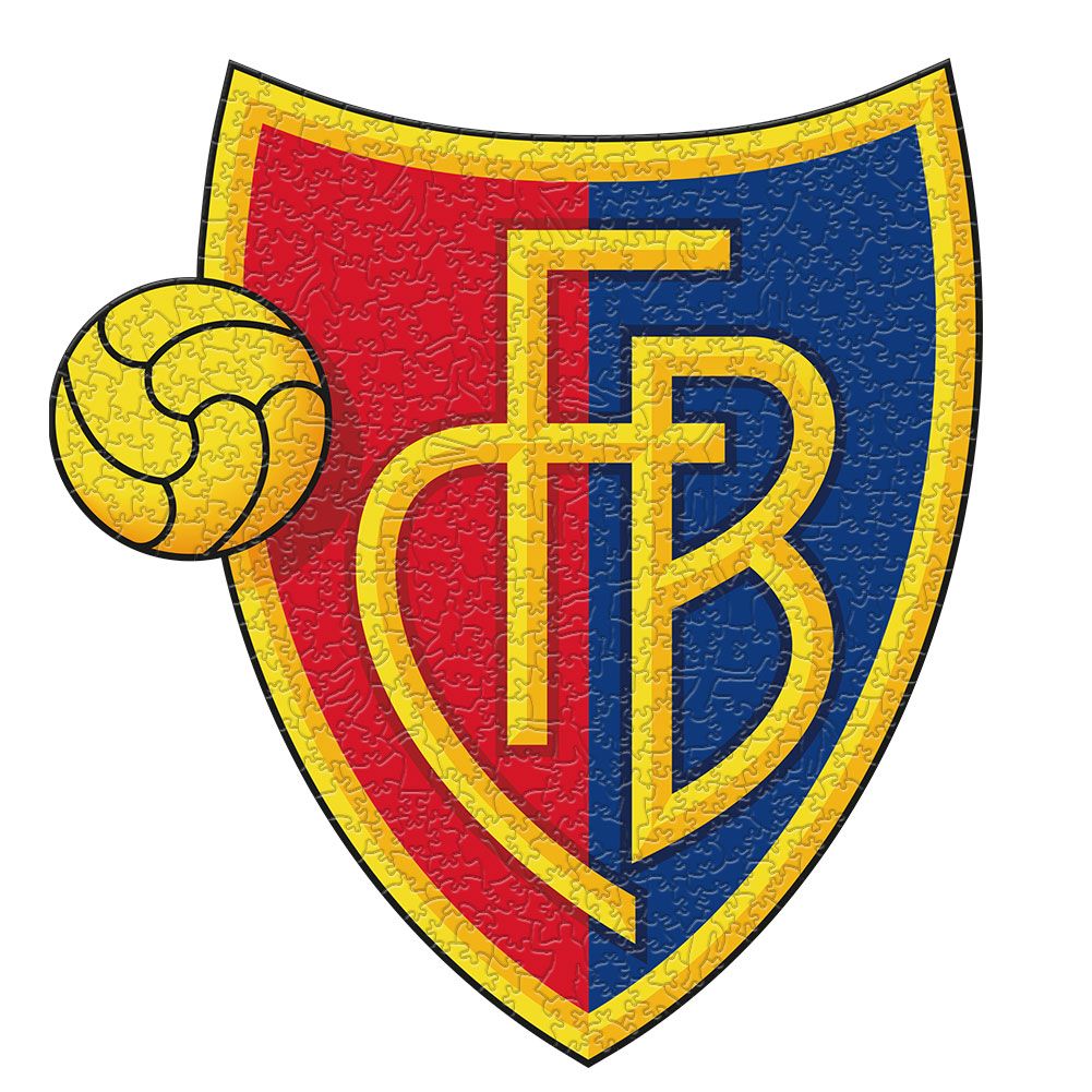 Logo FC Basilea - Puzzle in Legno