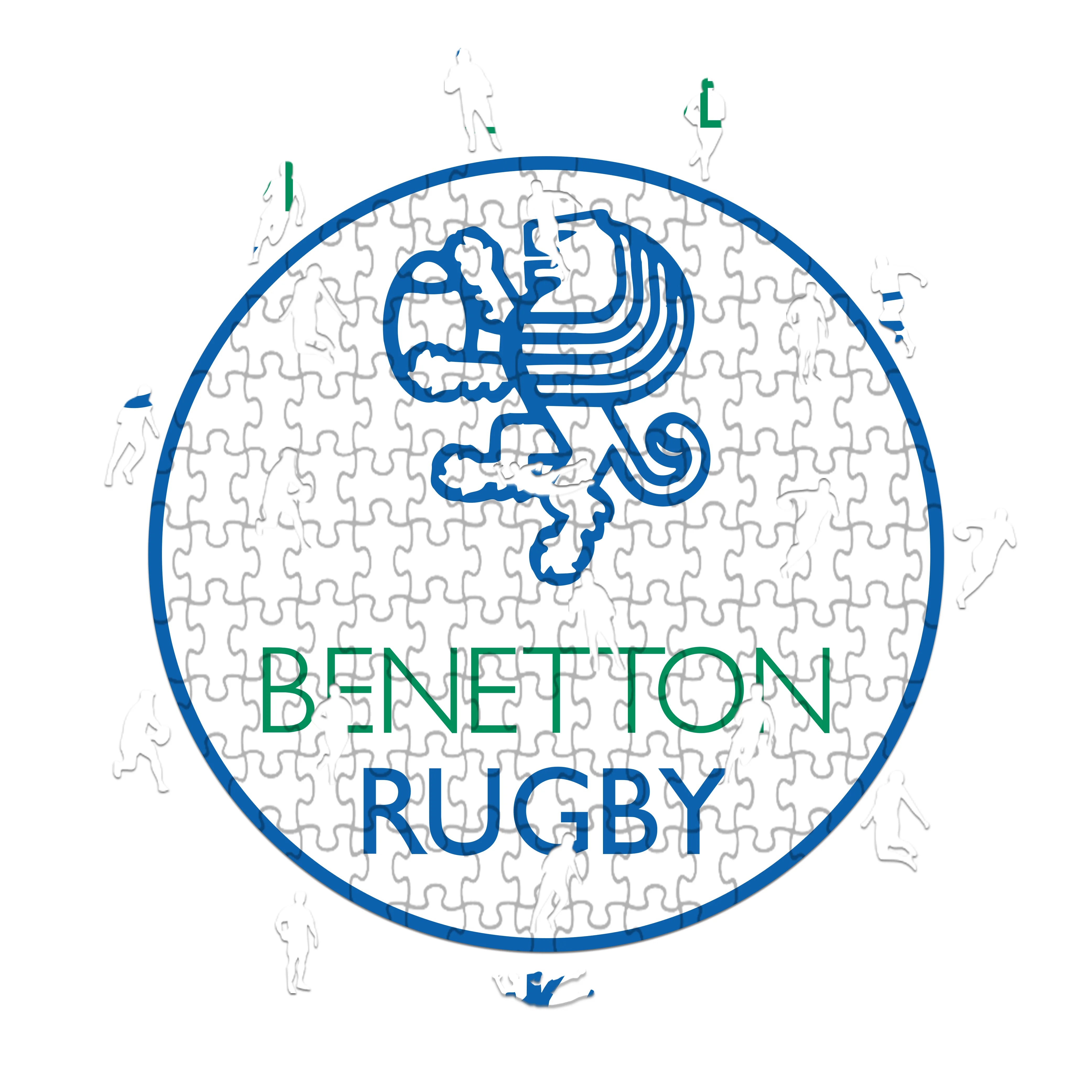 Benetton Logo - Wooden Puzzle