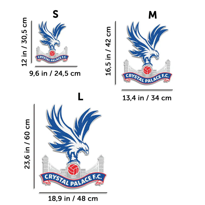 Crystal Palace Logo - Wooden Puzzle