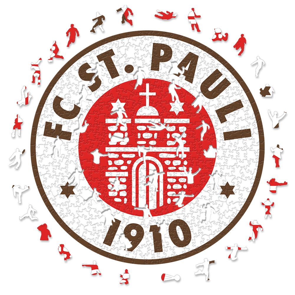 Sankt Pauli Logo - Holzpuzzle