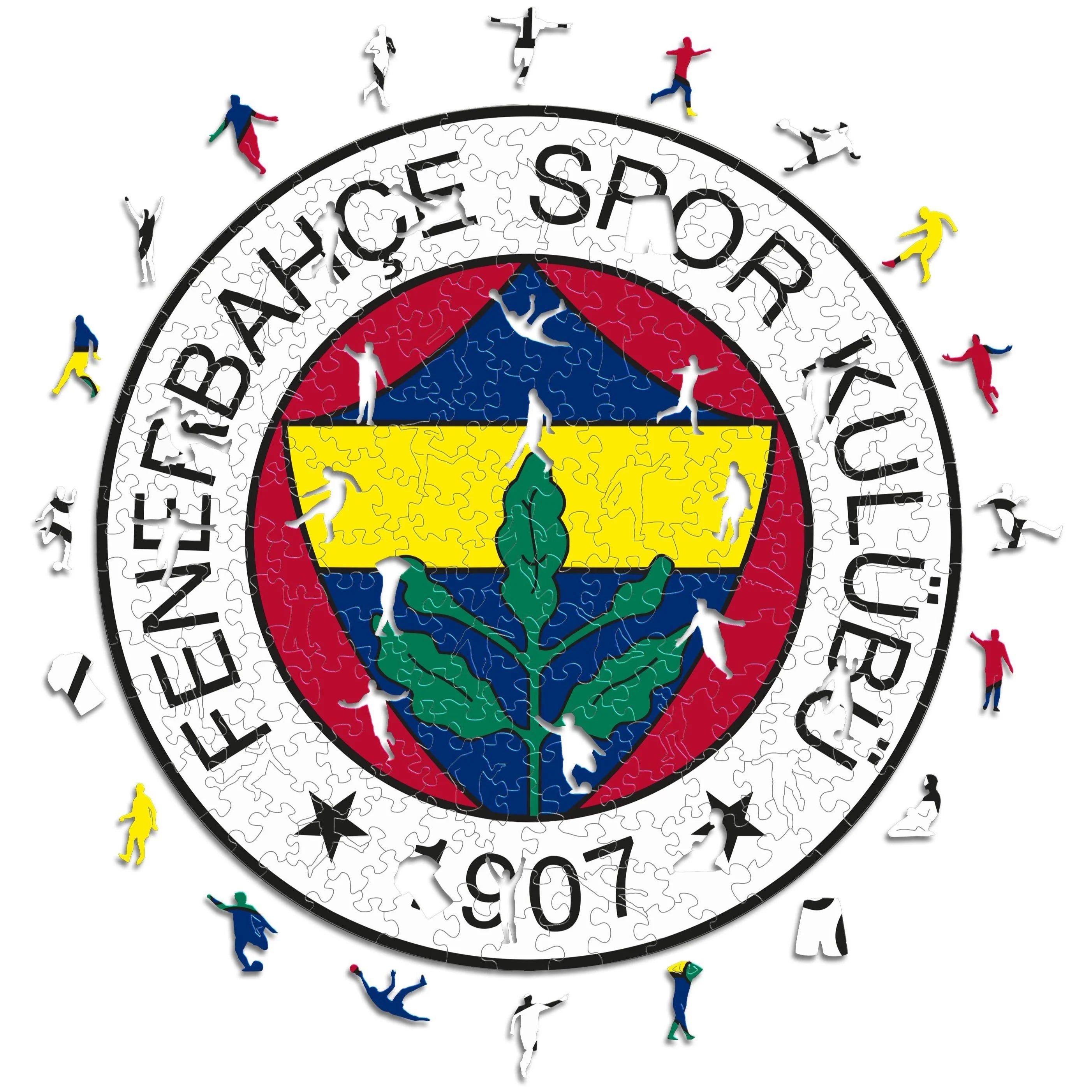 Logo Fenerbahçe SK - Puzzle in Legno