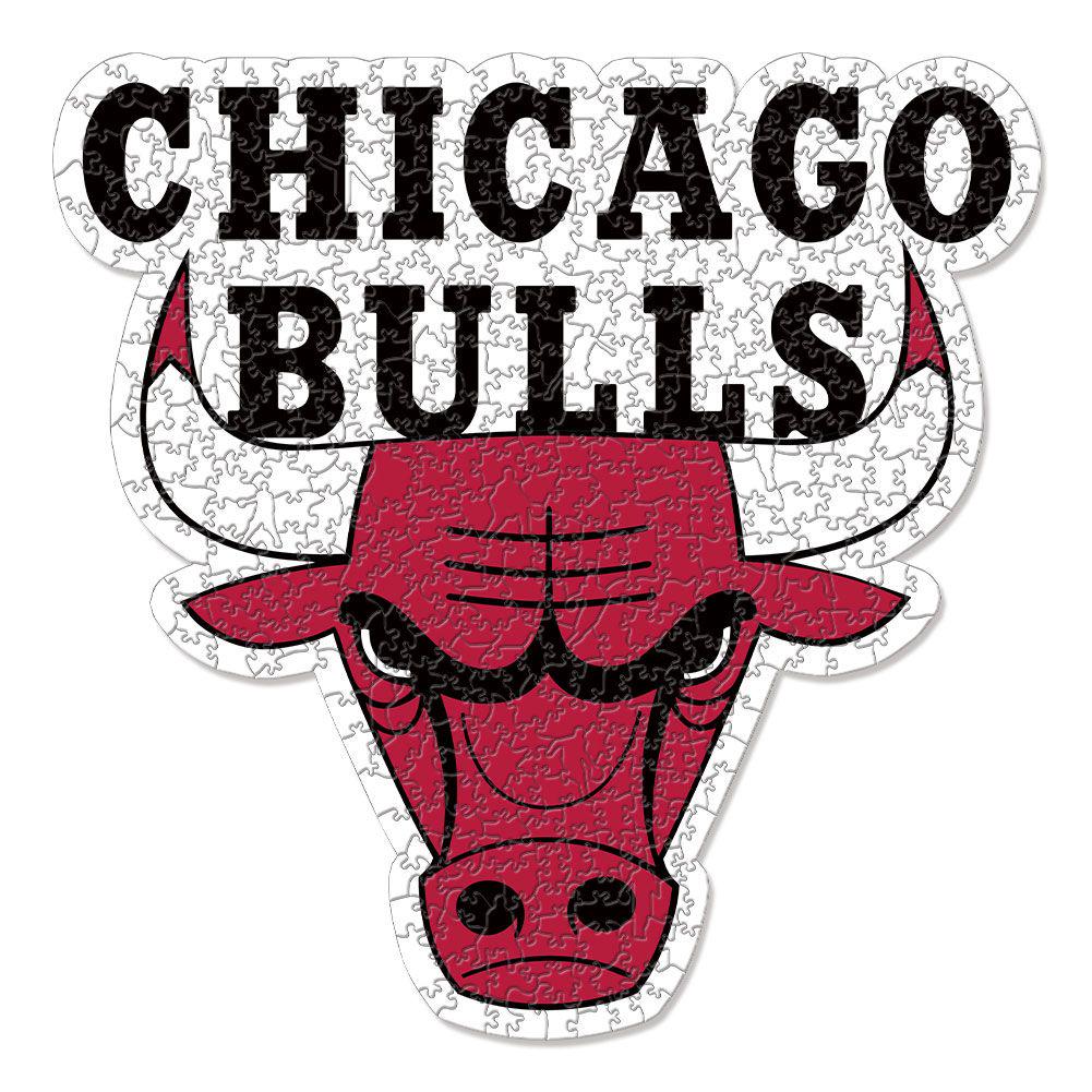 Chicago Bulls Logo - Wooden Puzzle