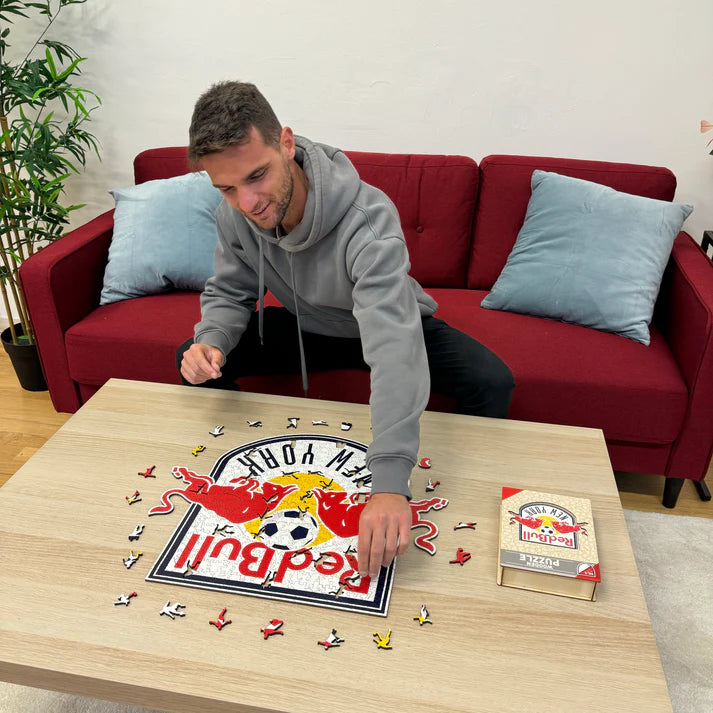 New York Red Bull Logo - Wooden Puzzle