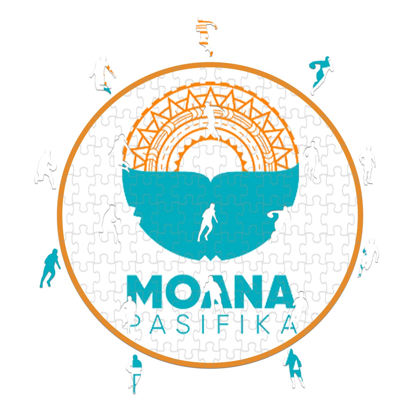 Logo de Moana - Rompecabezas de Madera