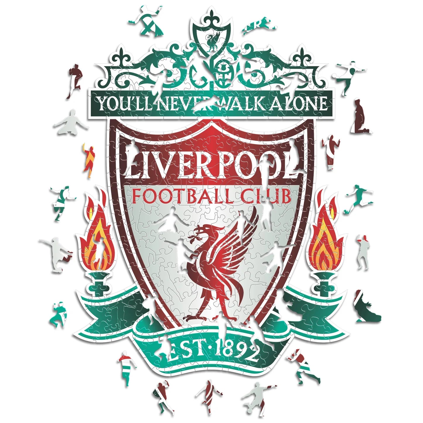 Liverpool FC Logo - Wooden Puzzle