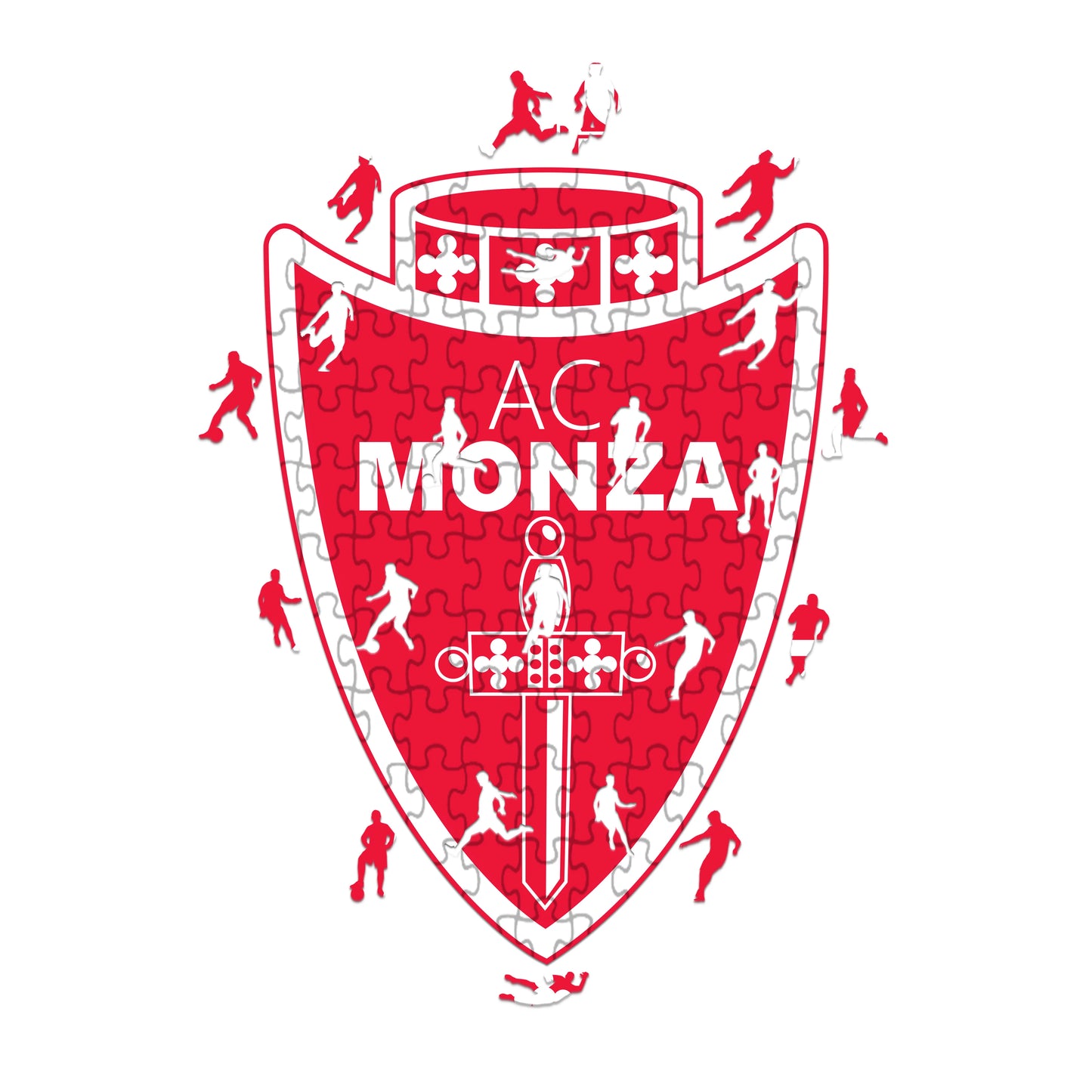 Monza Logo - Holzpuzzle
