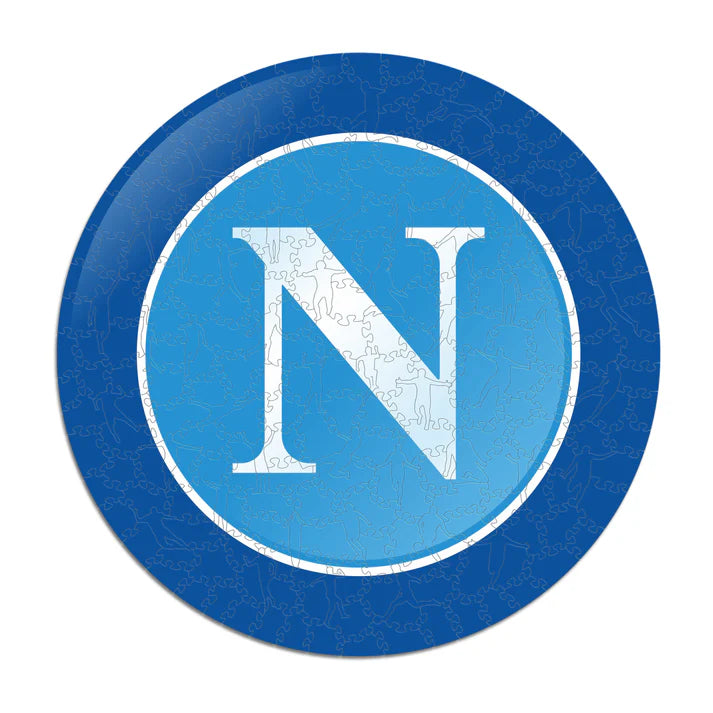 SSC Napoli Logo - Holzpuzzle