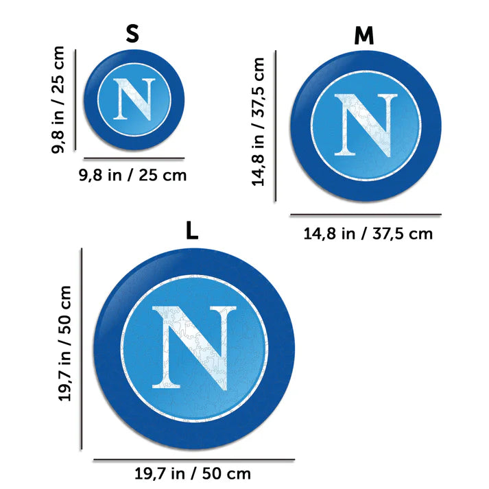 SSC Napoli Logo - Holzpuzzle