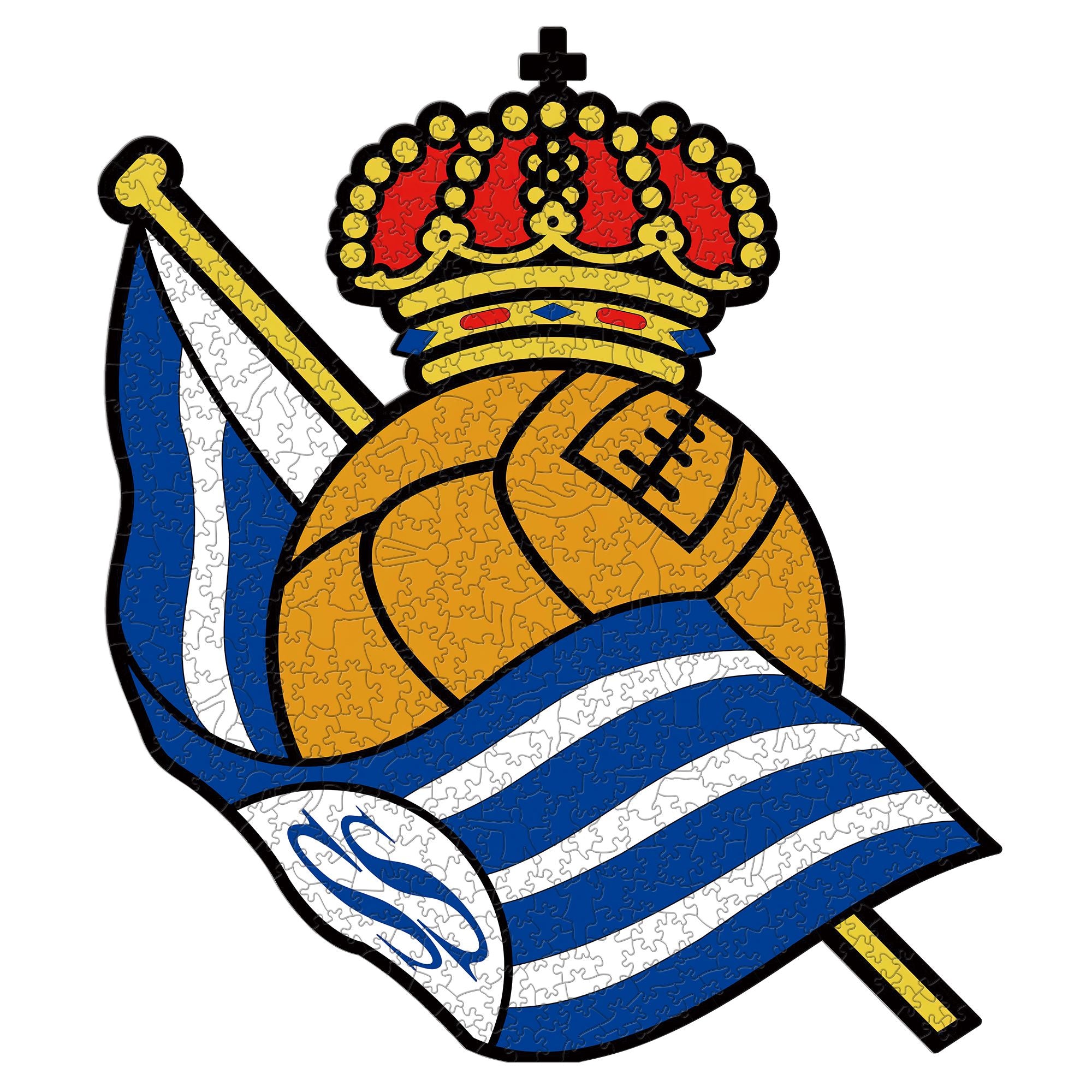 Real Sociedad Logo - Wooden Puzzle