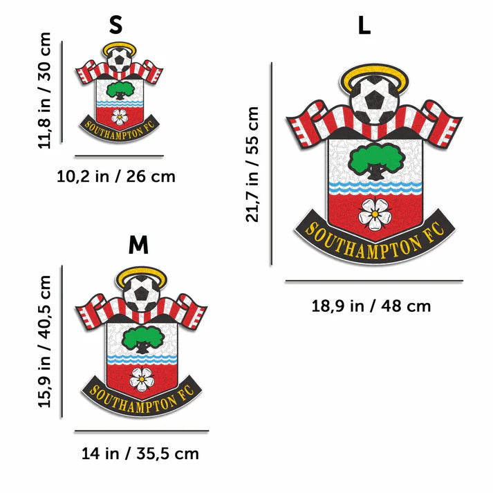 Southampton FC Logo - Wooden Puzzle