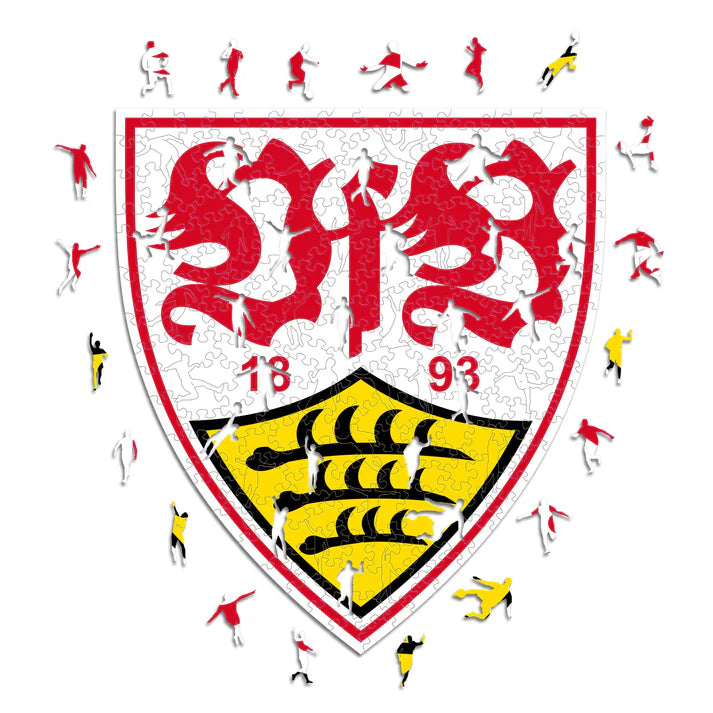 VfB Stuttgart Logo - Holzpuzzle