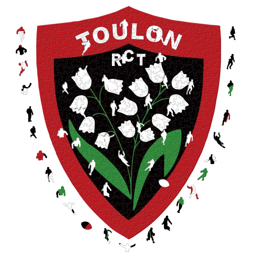 Toulon Logo - Wooden Puzzle