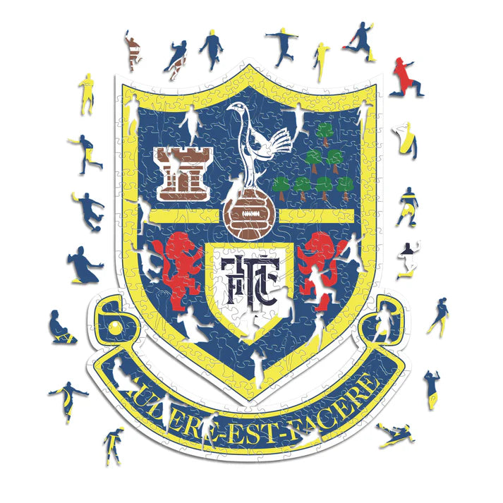 Tottenham Hotspur Retro-Logo - Holzpuzzle