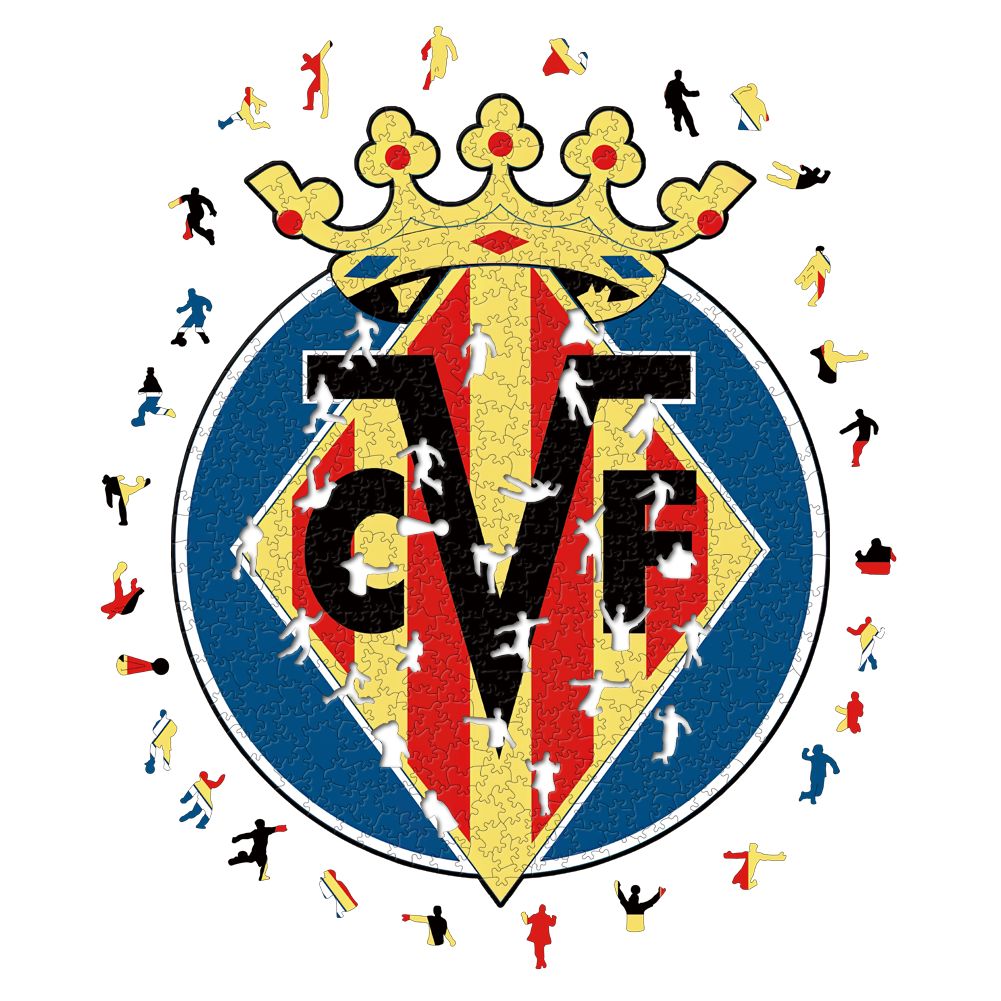 Villarreal Logo - Wooden Puzzle