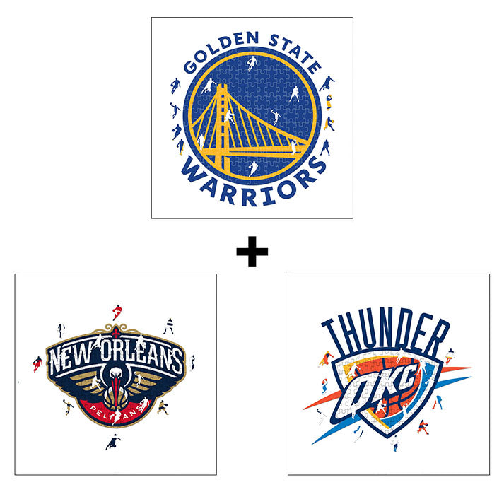 3 Puzzles équipes de basketball au choix