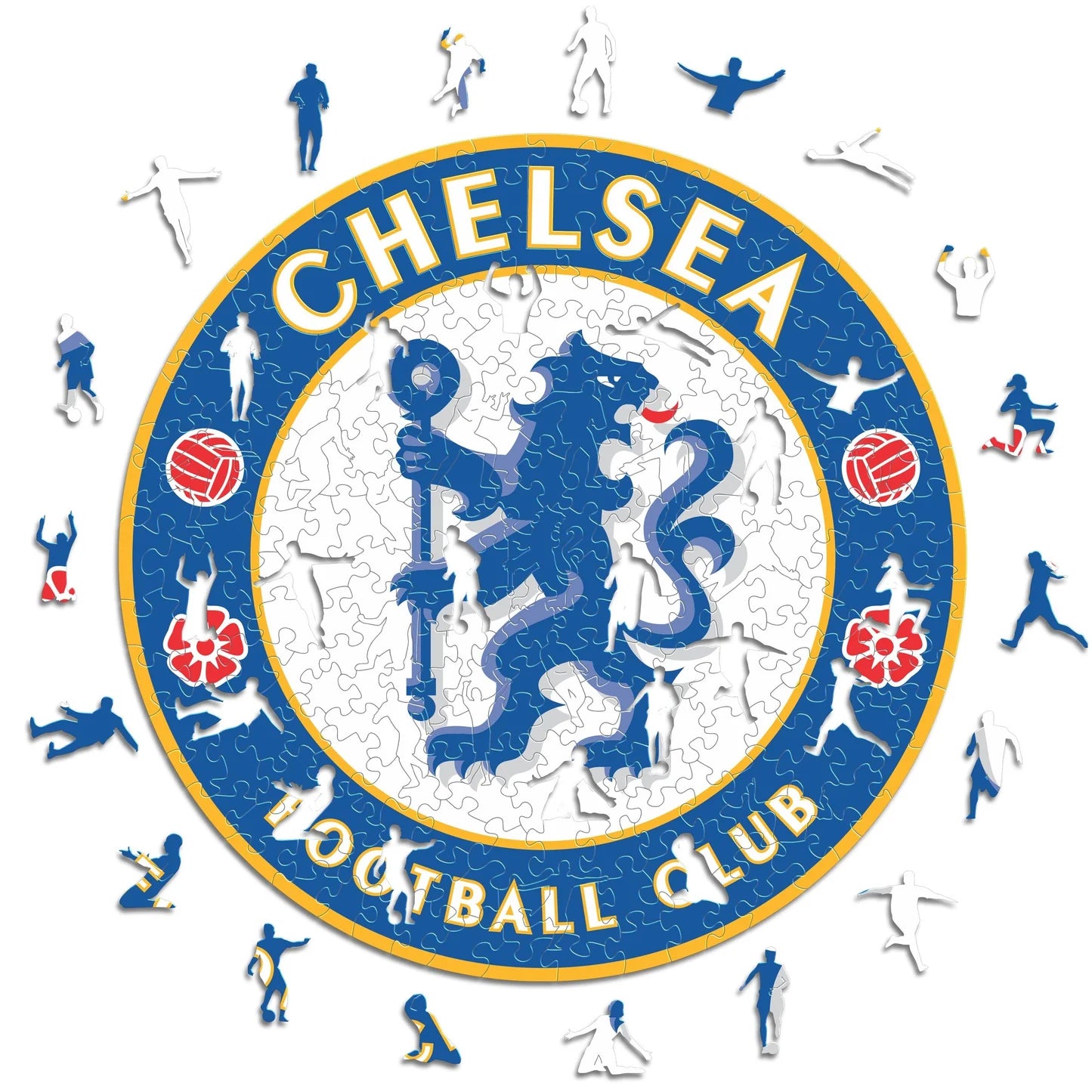 Chelsea FC Logo - Wooden Puzzle