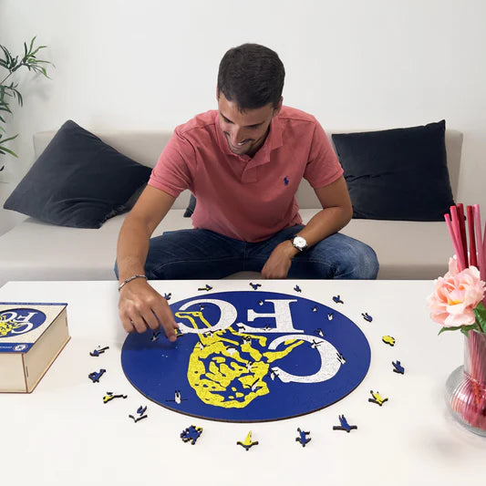 Chelsea FC Retro Logo - Wooden Puzzle