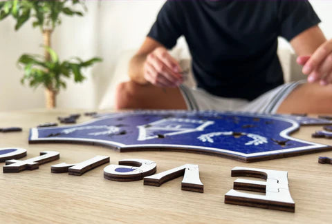 Logo Everton - Puzzle in Legno