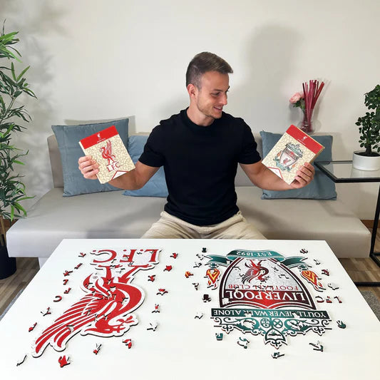 Liverpool FC Bird Logo - Wooden Puzzle
