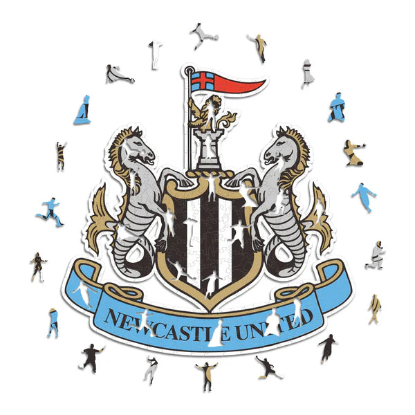 Newcastle United Logo - Holzpuzzle