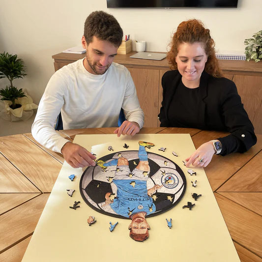 Kevin De Bruyne - Puzzle di legno