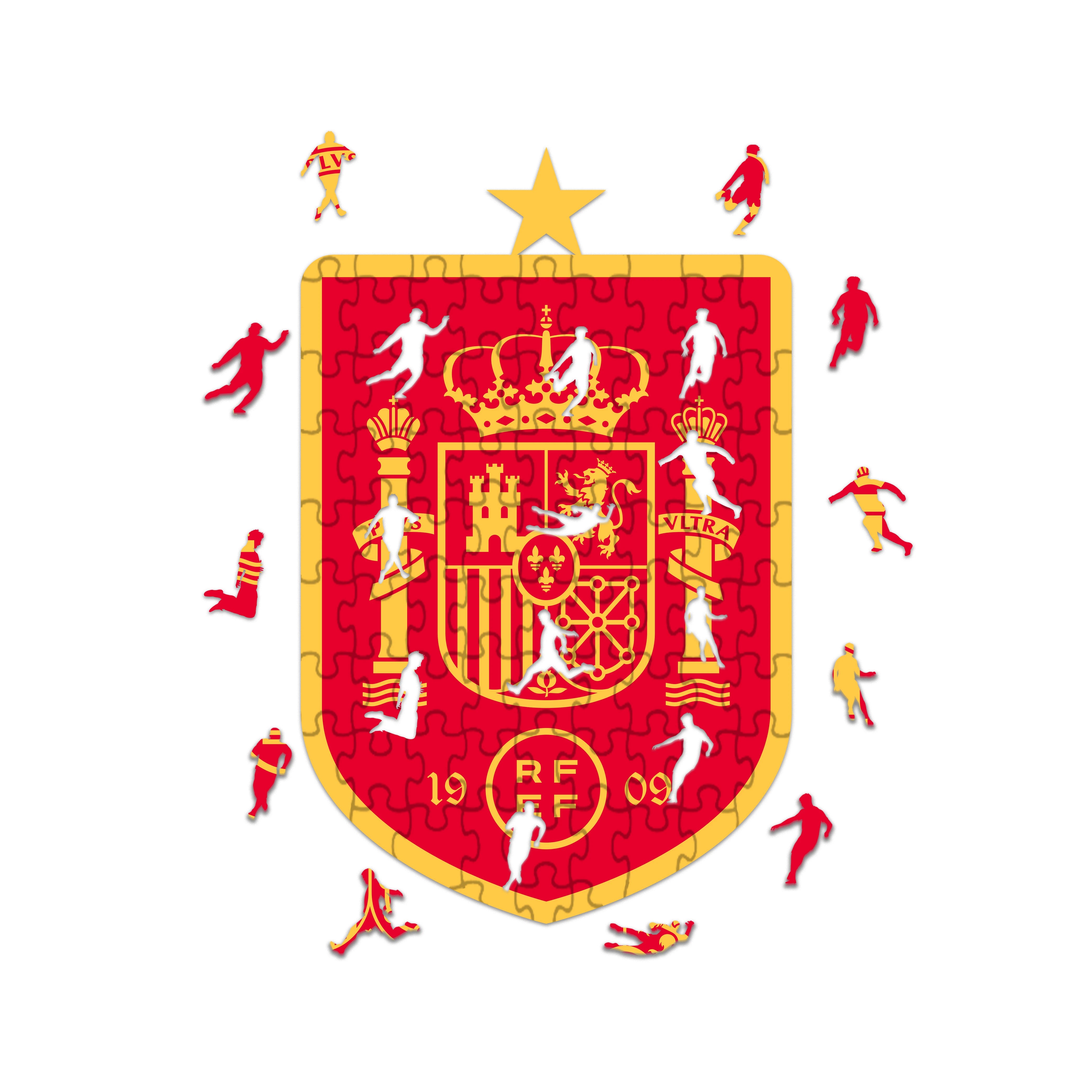 Logo Spagna - Puzzle in Legno