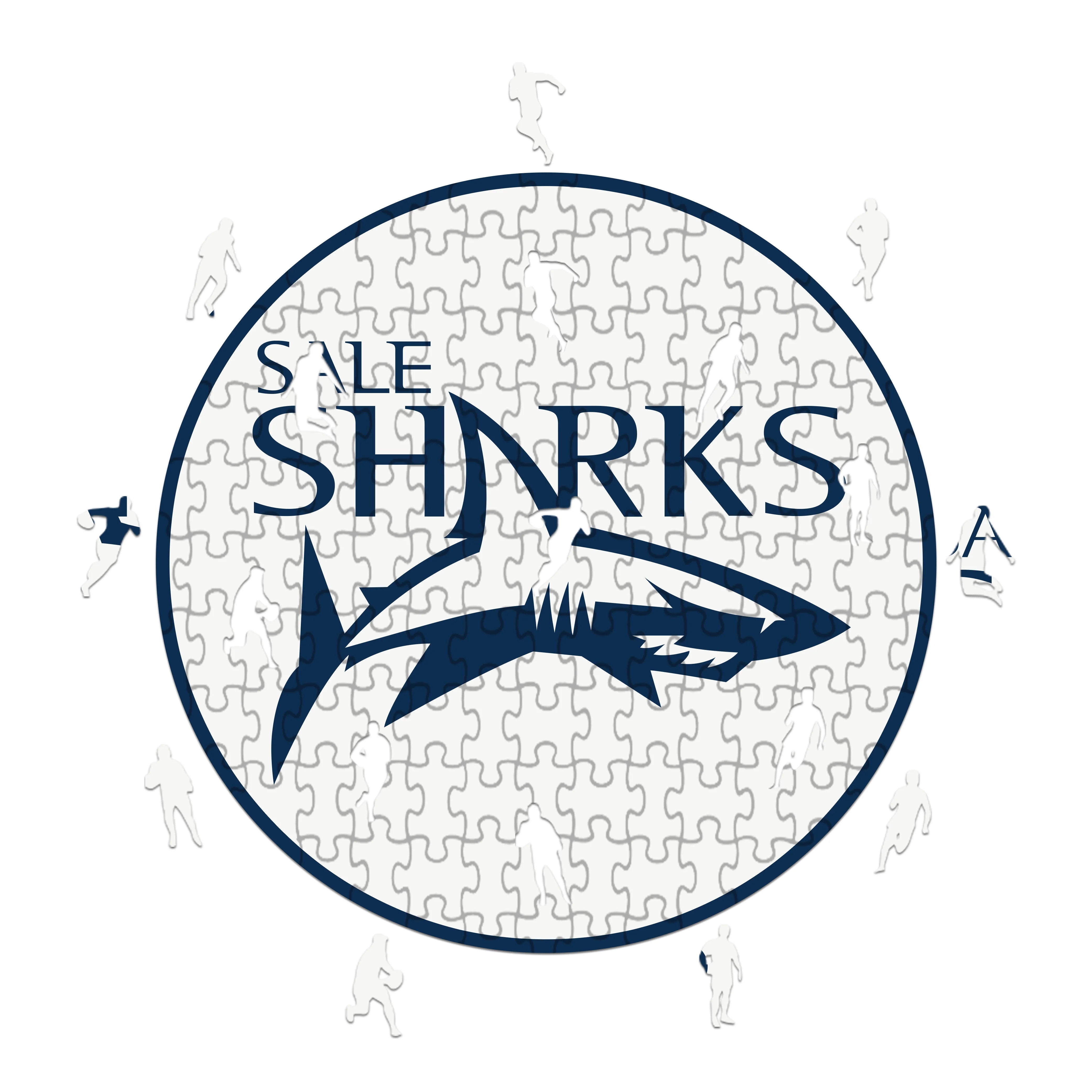 Sale Sharks Logo - Wooden Puzzle