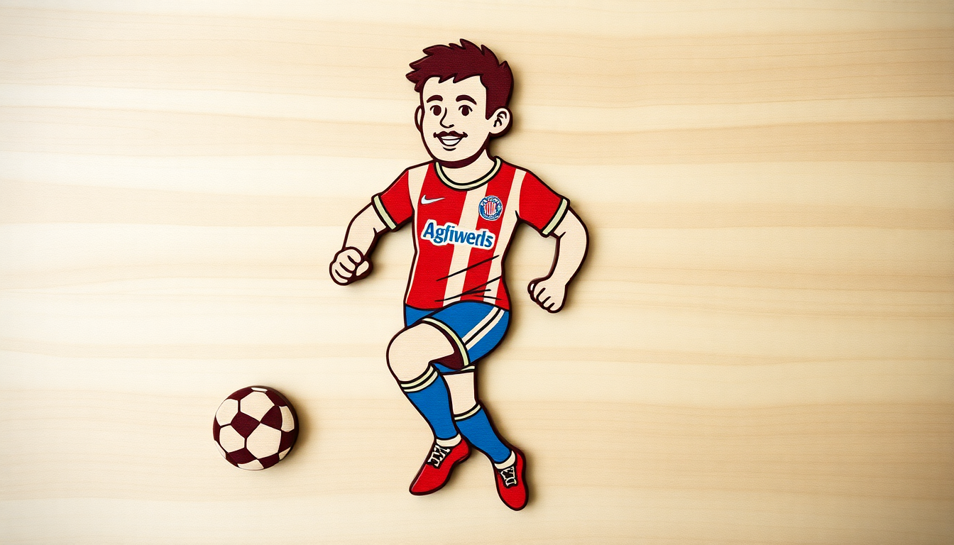 Offrez la vitrine des héros : puzzle en bois personnalisé joueur/club — le cadeau foot déco et émotion pour tout fan de football