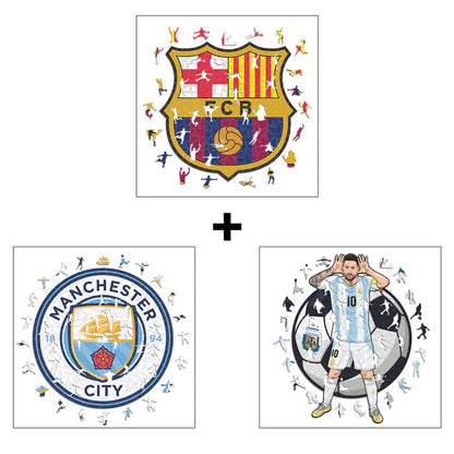3 Puzzle squadra di calcio a scelta