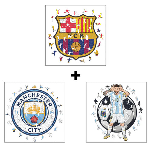 3 Puzzle squadra di calcio a scelta