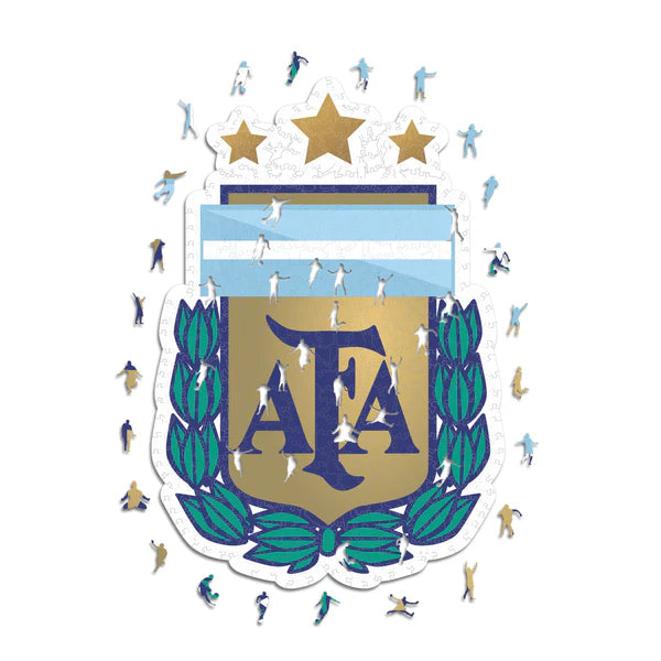 Argentine Logo - Wooden Puzzle