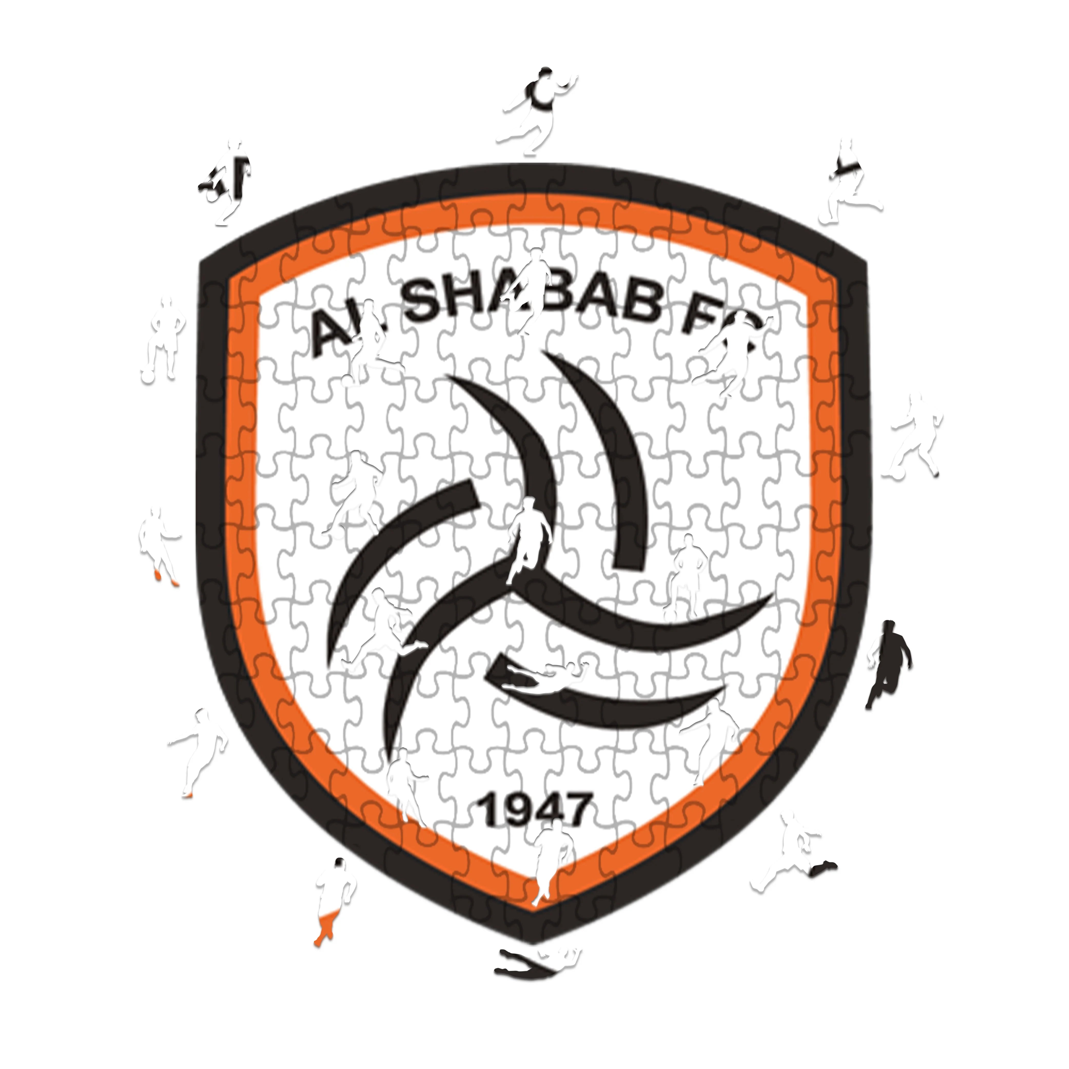 Al-Shabab FC Logo - Wooden Puzzle