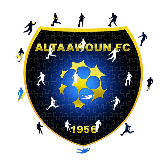 Logo Al-Taawoun - Puzzle in Legno