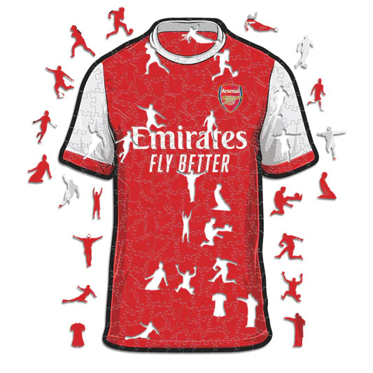 Arsenal FC Maillot - Wooden Puzzle