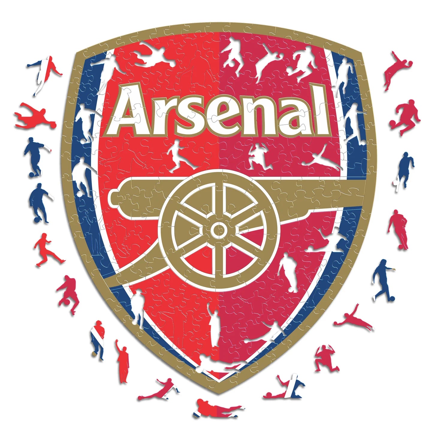 Arsenal FC Logo - Wooden Puzzle