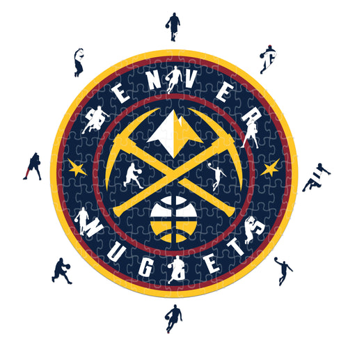 Logo Denver Nuggets - Puzzle in Legno