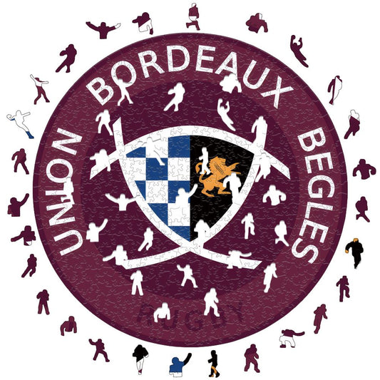 Logo de Bordeaux-Bègles - Rompecabezas de Madera