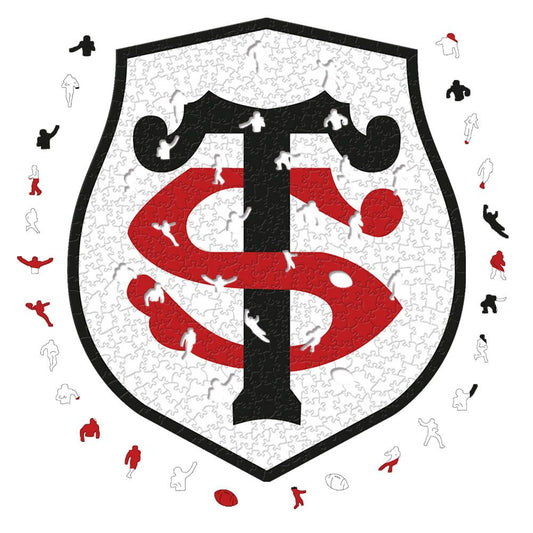 Logo Stade Toulousain - Puzzle in Legno