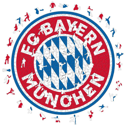 Logo del Bayern Munich - Rompecabezas de Madera