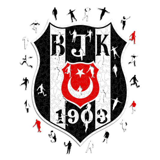 Logo de Beşiktaş J.K - Rompecabezas de Madera