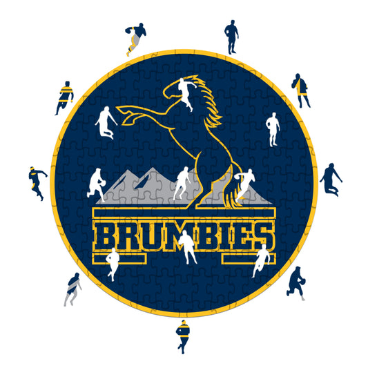 Logo Brumbies - Puzzle in Legno
