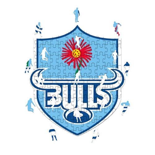 Bulls-Logo - Holzpuzzle