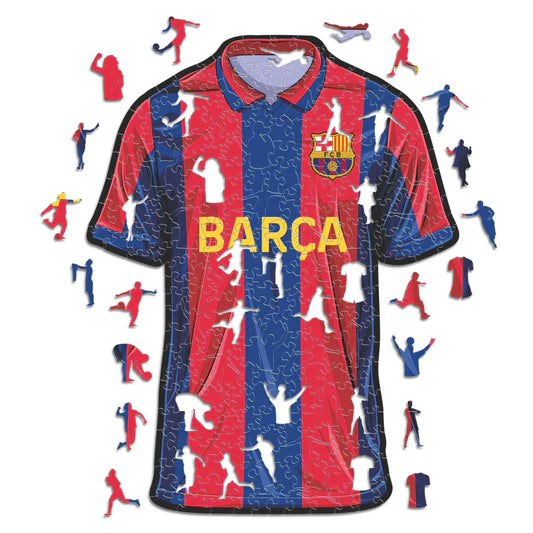 FC Barcelona Maillot - Wooden Puzzle