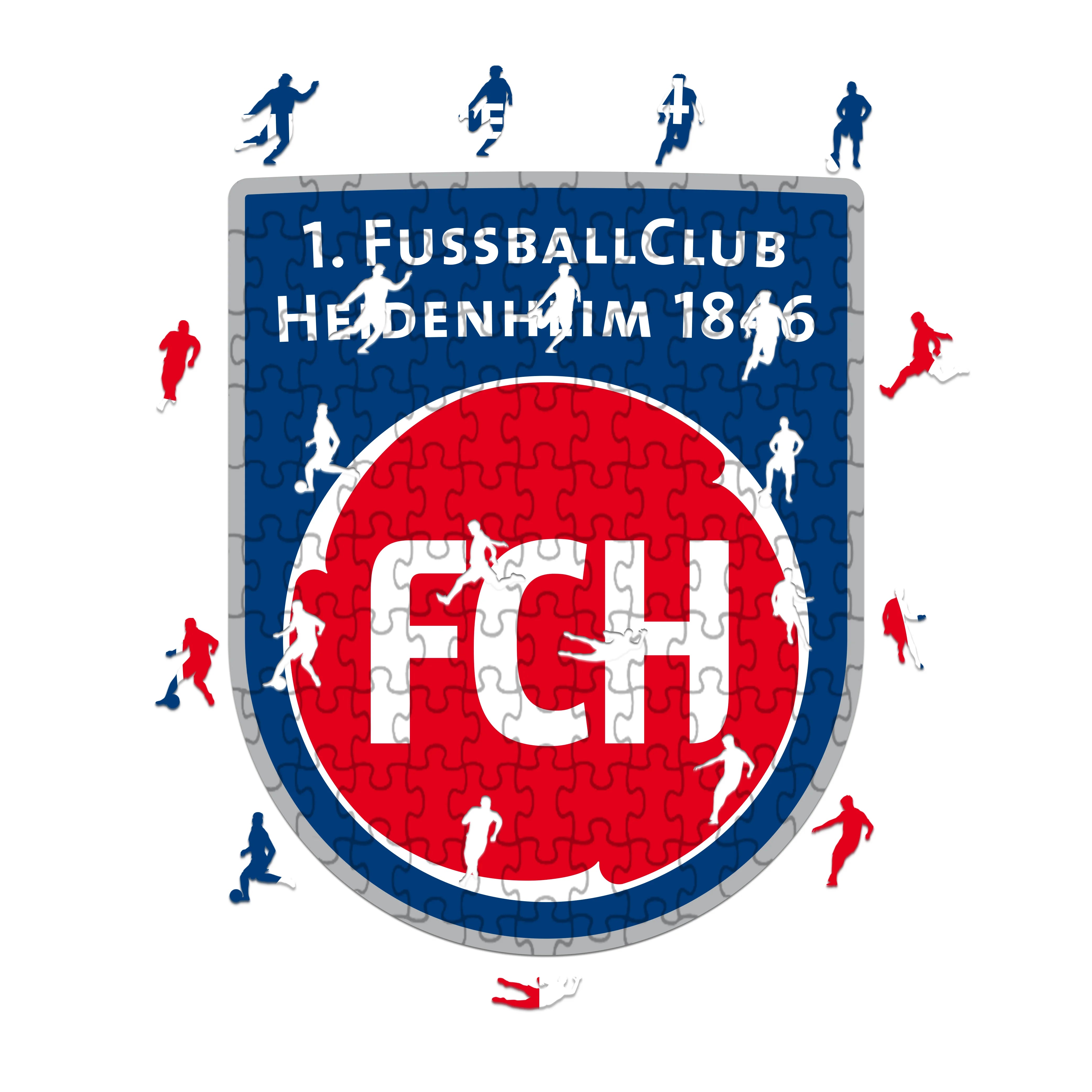 Heidenheim Logo - Wooden Puzzle