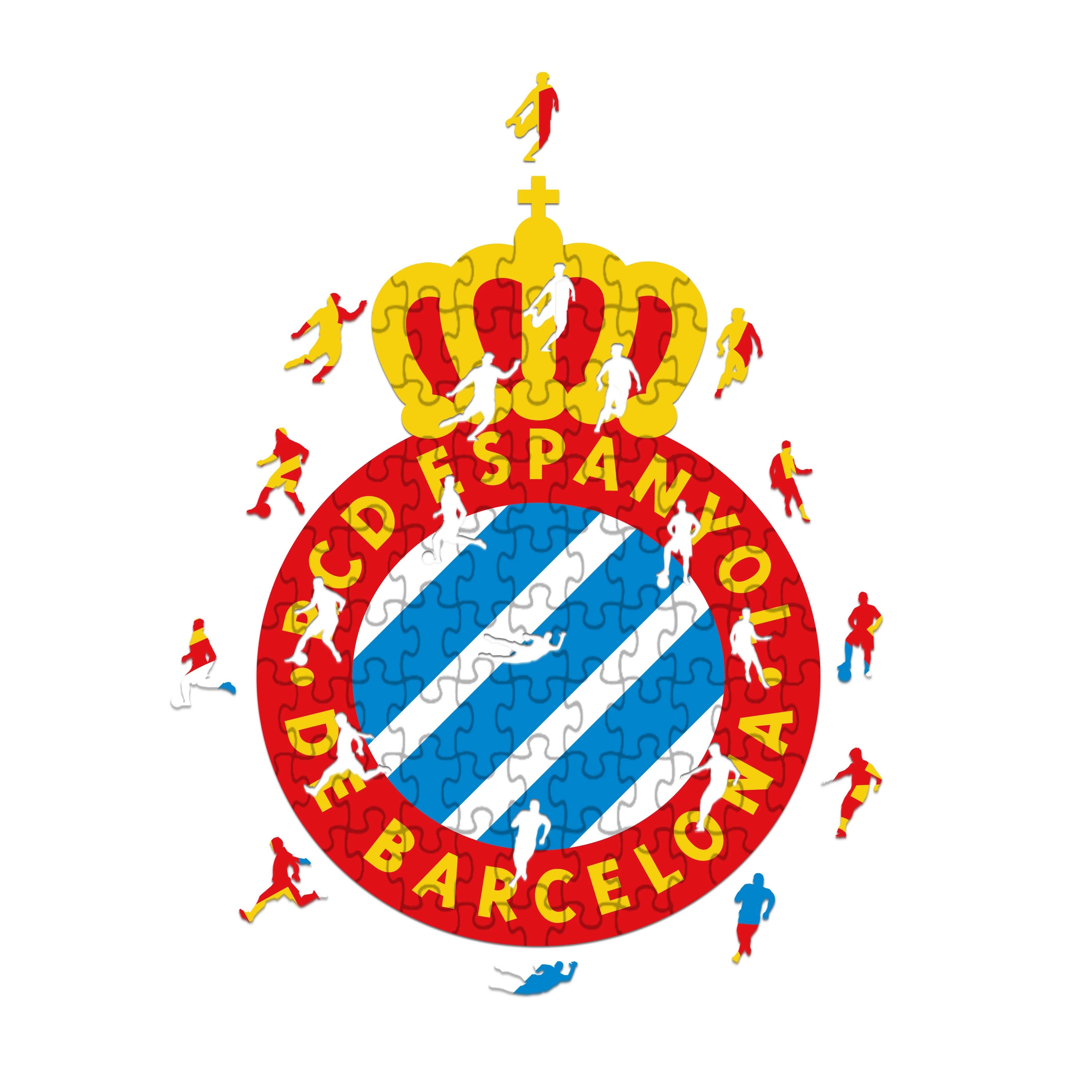 Espanyol Logo - Wooden Puzzle